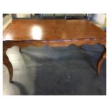 Wood Dining Room Table w/ Leaf