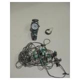 Sterling NA Turquoise Watch Tips & Necklaces