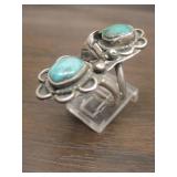 Vintage Sterling & Turquoise Native American  Ring