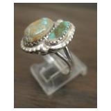 Vintage Sterling &  Utah Turquoise  Ring