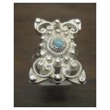 Vintage Sterling & Turquoise  Native  Ring