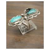 Vintage Sterling & Turquoise Native  Ring