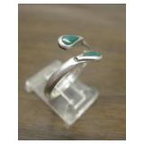 Vintage Sterling & Cerrilos Turquoise Native  Ring