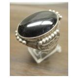 Vintage Sterling & Onyx Native American Ring