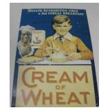 Repro Cream Of Wheat Metal Sign 11" x 16"