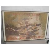 Framed Four More Years? Vietnam Protest Poster