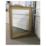 28" x 34" Framed Wall Mirror