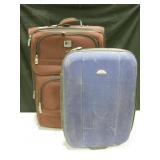 2 Pieces Of Luggage - Both w/ Casters & Hand Pulls
