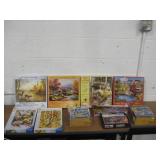 Lot Of 10 Puzzles - Some New In Box