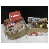 2 Boxes - Nails, Hardware & Tools