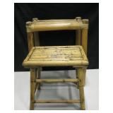 Bamboo Stool & Bamboo Table - Table 22" Tall