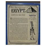 Egypt Trip Photos & More In Binder