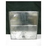 Vtg Metal Bread Box w/ Sliding Door