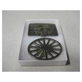 2 Western Belt Buckles