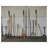 Lot Of Assorted Yard Work Tools