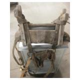 Old Wood Framed Pack Saddle w/ Tack