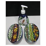 Talavera Pottery Bathroom Set