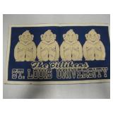Vintage St/ louis Billikens School Pennant