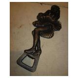 9" cast iron Marilyn Monroe Bottle Opener