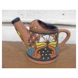 Mexico Terra Cotta Festive Water Can 6" Tall