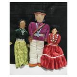 Vintage Handmade Navajo Doll Collection