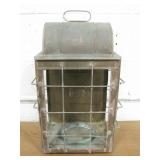 Antique Copper Ship Lamp Housing