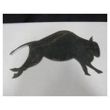 Mik Gowan Laser Cut Steel Plate Bison 15" Wide