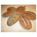 Cut Steel 17" Metal Bumblebee  Yard Art