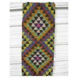 Antique Kilim Rug Runner 14" x 34"