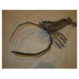 11" Decorative  Brass Lobster
