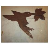Cut Steel 17" Metal Hummingbird  Yard Art