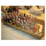 Large Collection Of Vintage Miniature Bottles