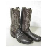 Pair Of Leather Cowboy Boots By ML Leddy  - Texas