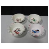 4 Vtg Plastic Kellogg