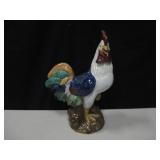 18" Painted Rooster Figure