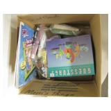 Box Lot Of Games & Puzzles