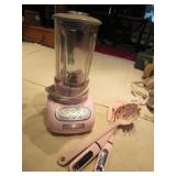 Pink Kitchen  Aid Blender & Utensil Set
