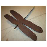 Cut Steel 17" Metal Dragonfly  Yard Art