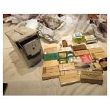 White Painted Ammo Box Filled W/ Medical Supplies
