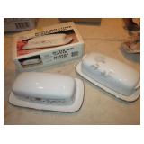 Lot Of 2 Vintage Butter Dishes Noritake ,Claremont