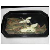 Vtg Toyo Japan Lacquer Ware Tray - 19" x 12"