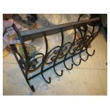 22" Metal/ Wood Shelf Rack