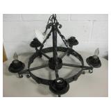 Wrought Iron Chandelier - 24" Diameter