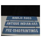 3-Piece SW Store / Gallery Wood Sign