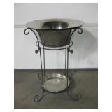 All Metal Patio Planter / Large Ice Bucket