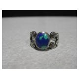 Vintage Sterling Silver & Lapis Stone Ring