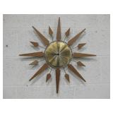 MCM Sears  Battery Powered Wall Clock - Works