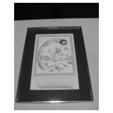 Framed Original Signed Drawing - 11" x 15"