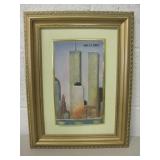 Decorative 12" x 16" 9/11 WAll Hanging