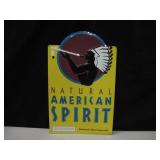 Natural American Spirit Metal Cigarette Sign
